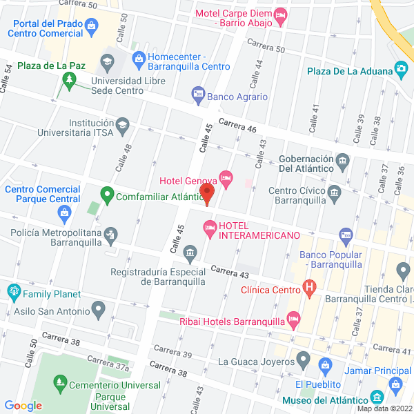 Map of Leonardo Serrato