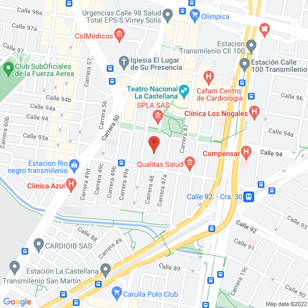 Mapa de Lgn Arquitectos Ltda