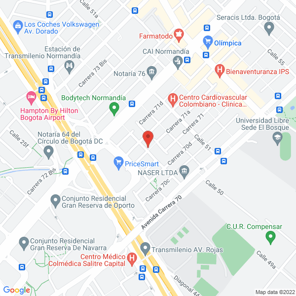 Mapa de Lhm Ingeniería Ltda.