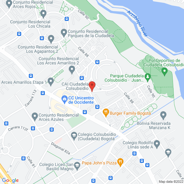 Mapa de Mantenimientos Y Servicios Malu S.A.S.