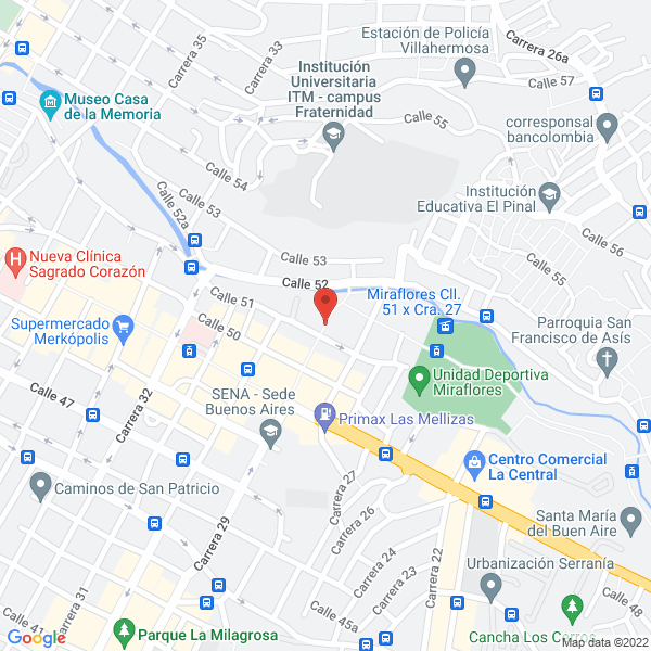 Mapa de Marcas Y Distribuciones De Occidente