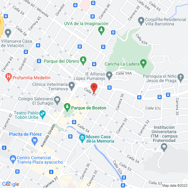 Mapa de Marcas Y Letras Medellín