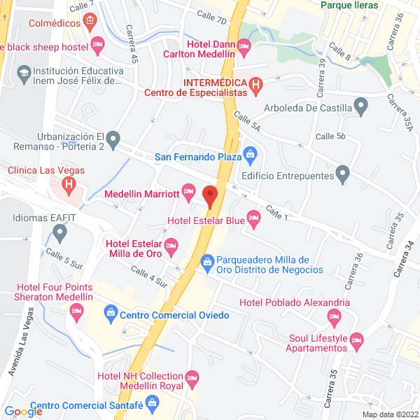 Mapa de Marcela Villegas / Entornos Productivos