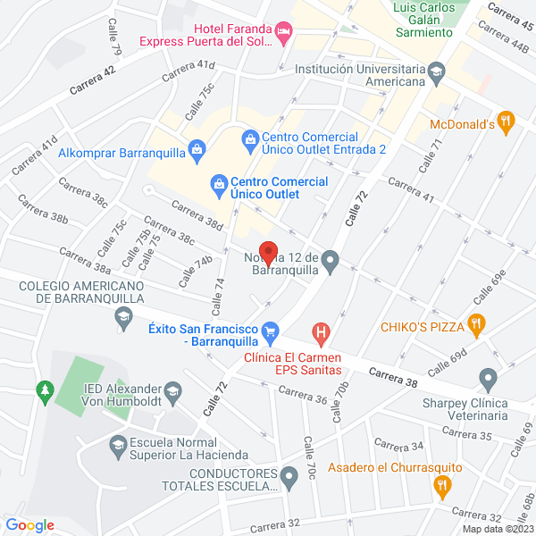 Map of Juvencia Anaya De Ropero Asesores De Seguros
