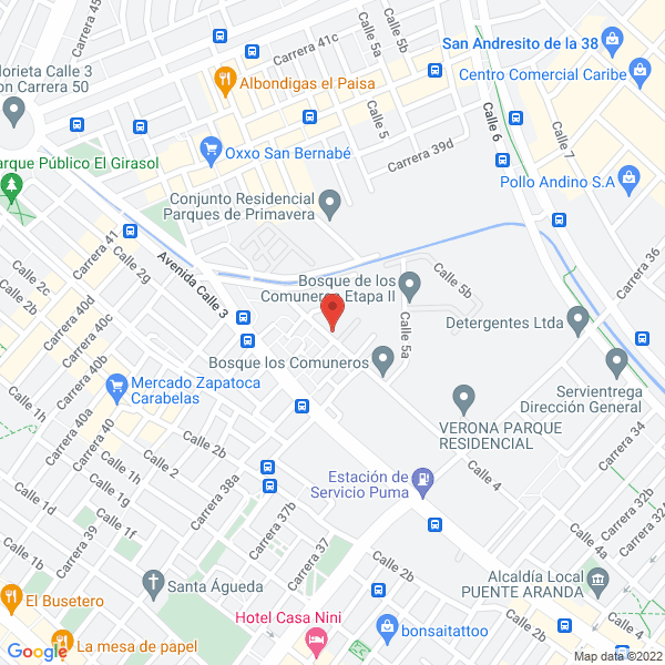 Mapa de Jvh Ferreteria