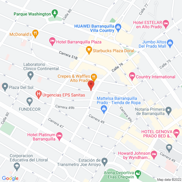 Map of K & C Inmobiliaria