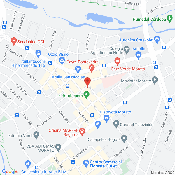 Mapa de Restaurante Kala Gourmet