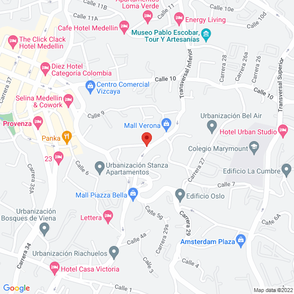 Mapa de Kamilo Echavarría Centro De Estética