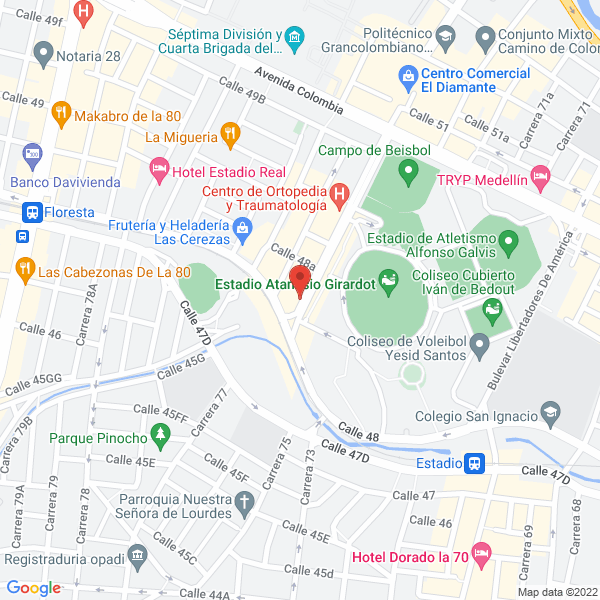 Mapa de Karibe Tours