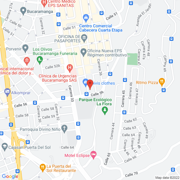 Map of Kathy Flechas Estética Y Spa