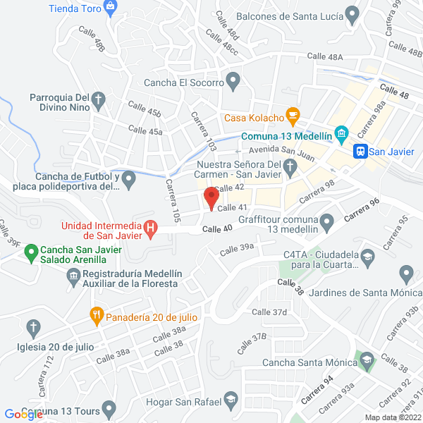 Mapa de Laboratorio Clínico Arismendi
