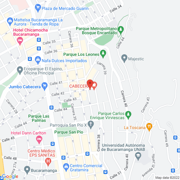 Map of Laboratorio Clínico Automatizado S.A.S.