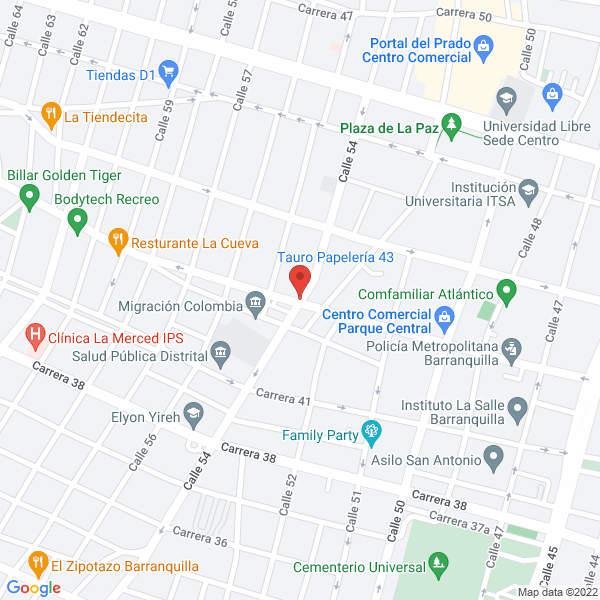 Map of Laboratorio Cofarma S.A.