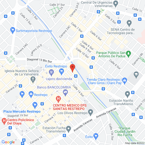 Mapa de Maxi Comunicaciones