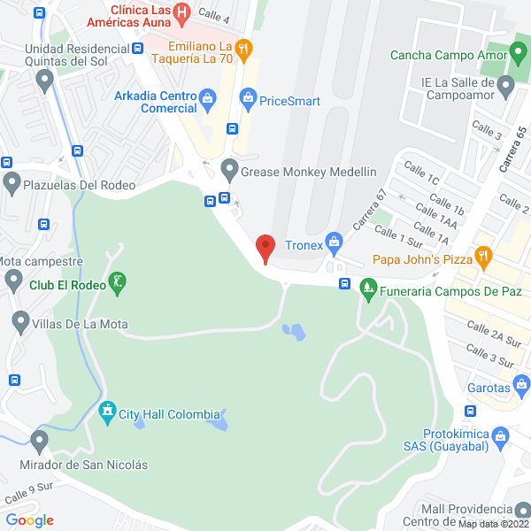 Mapa de Vivero Jardín Plantas Lindas