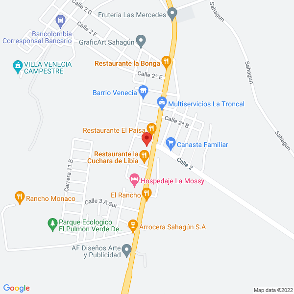 Map of Inversiones O & O Ltda.