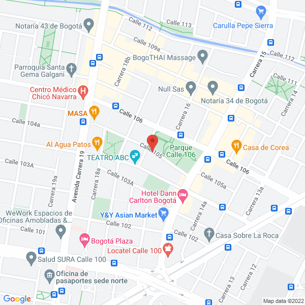 Mapa de Inversiones Perez Diaz S.A.S.