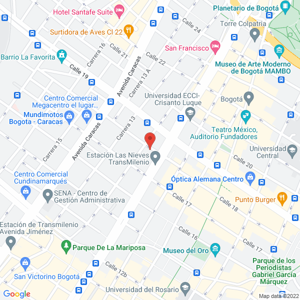 Mapa de Inperguez S. En C.