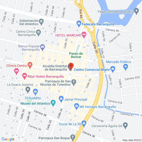 Map of Inversiones Reales Garrido