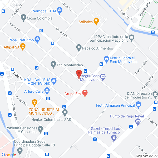 Mapa de Inversiones Romero Jaramillo S.A.S.