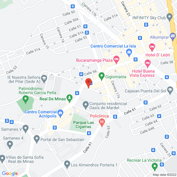 Map of Concentrados Nutrimax S.A.
