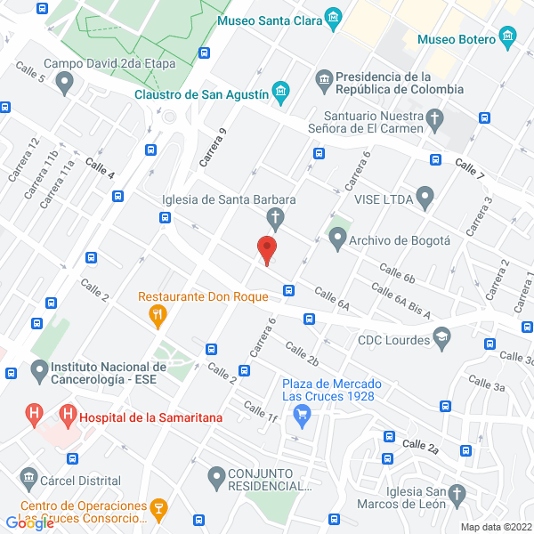 Mapa de Inversiones Y Construcciones Maew Ltda