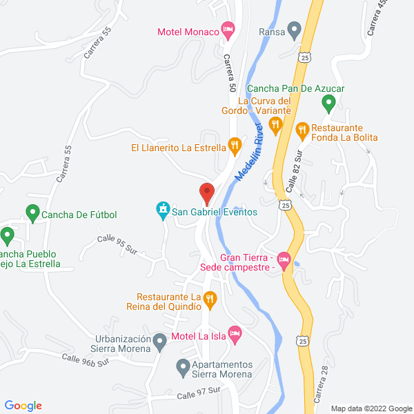 Mapa de Invor Ltda.