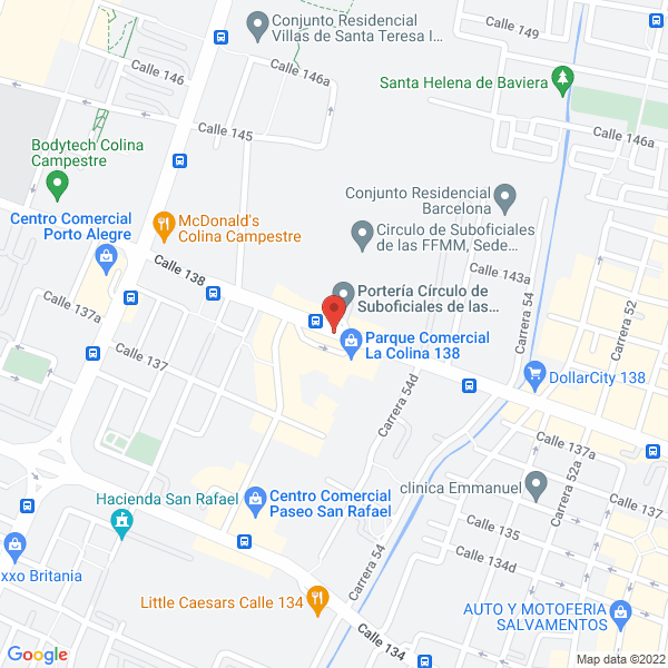 Mapa de La Chula Restaurante Bar