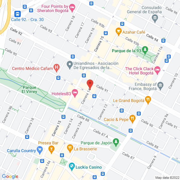 Mapa de La Embajada