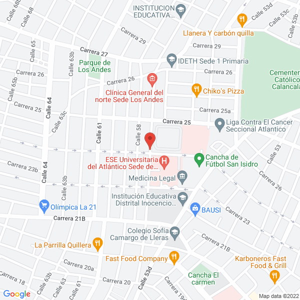 Map of Leon Alberto Fonseca Lozano