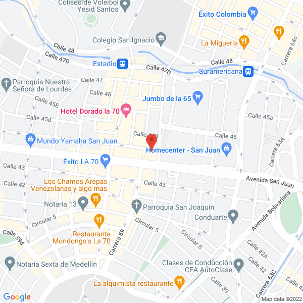 Mapa de Lexco S.A.