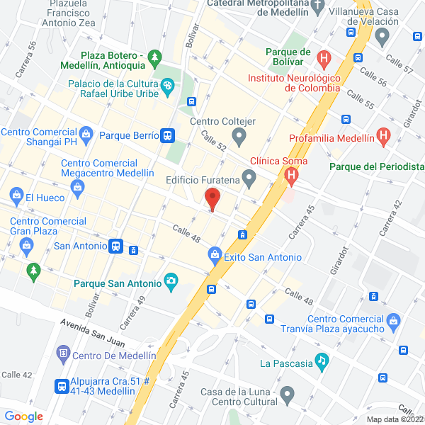 Mapa de Librería La 24