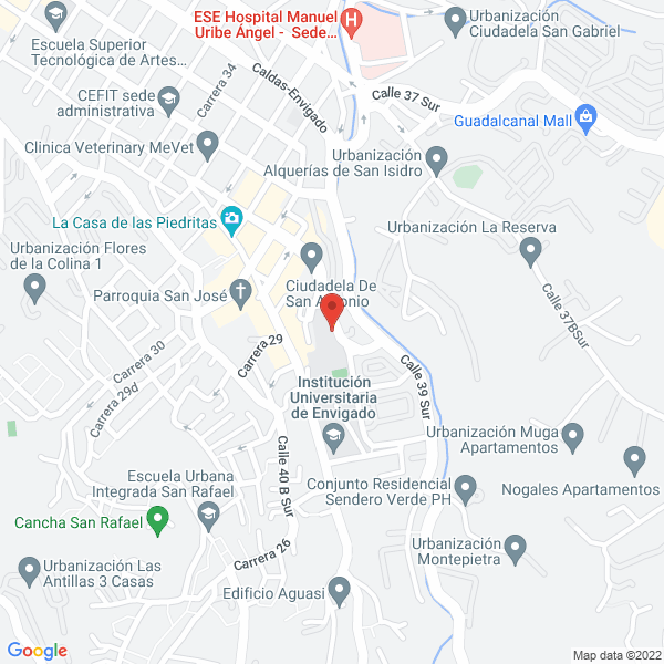 Mapa de Licebela Escritos