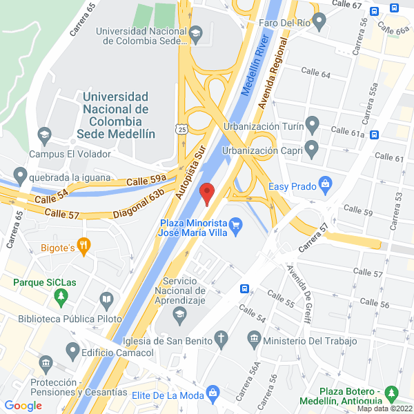 Mapa de La Rosita Aves Y Mascotas