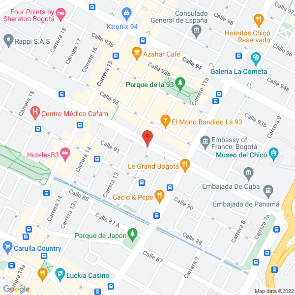 Mapa de Laser Ltda Laboratorios Y Servicios