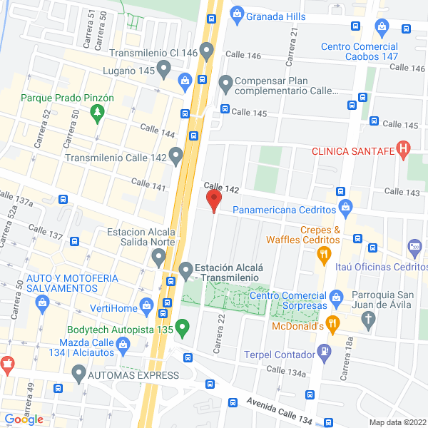 Mapa de Lasmo Arquitectos Ltda.
