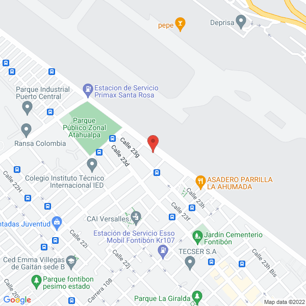 Mapa de Latingraficas Ltda.