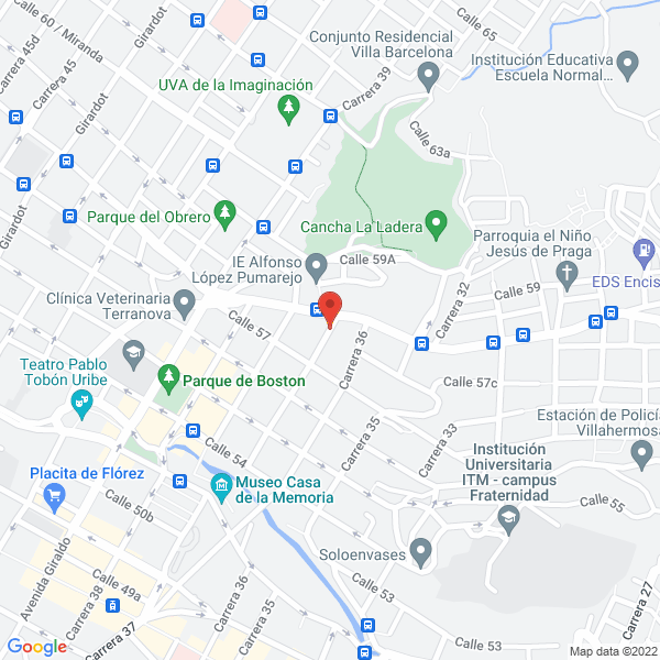Mapa de Lava Autos La Palmera