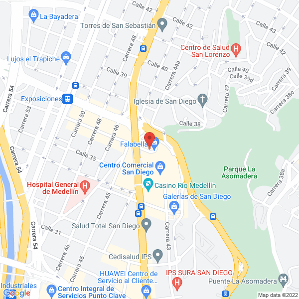 Mapa de Lavadero Y Parqueadero Correcaminos