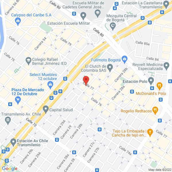 Mapa de Leathercar S.A.S