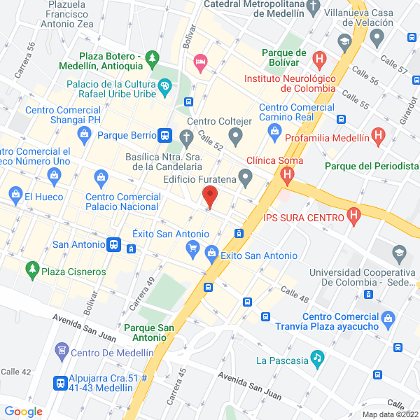 Mapa de Librería Uno