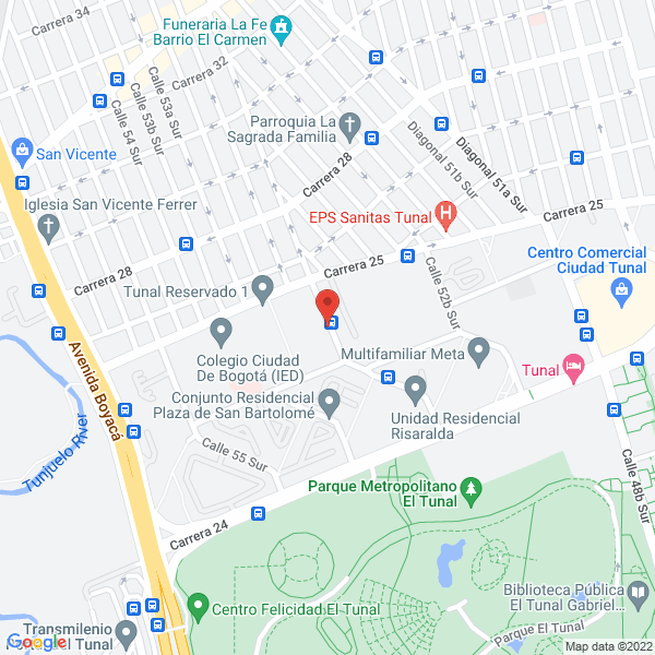 Mapa de Liceo Infantil Garabaticos