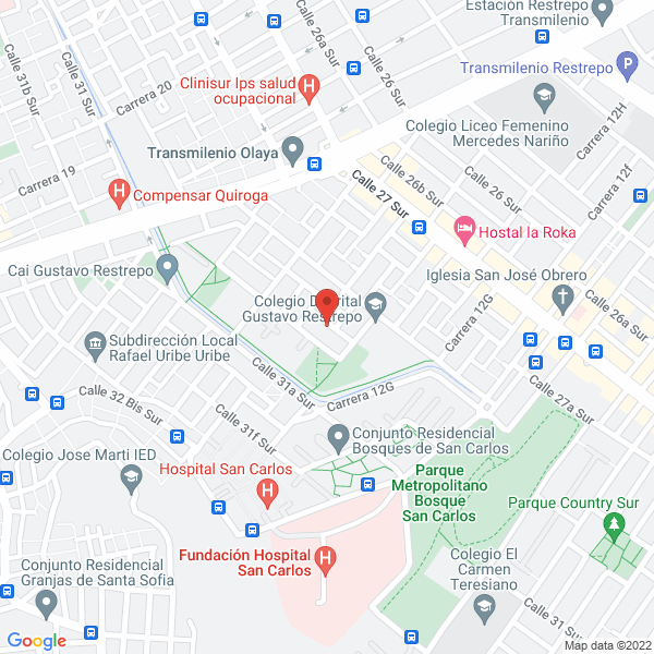 Mapa de Liceo Infantil Glenn Doman