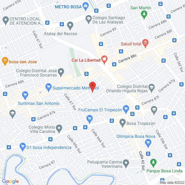 Mapa de Liceo Mixto Los Centauros
