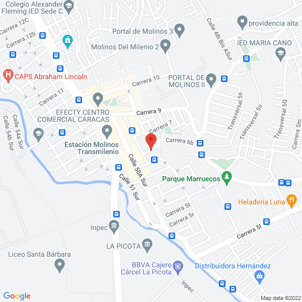 Mapa de Liceo Nueva Fantasia S.A.S.