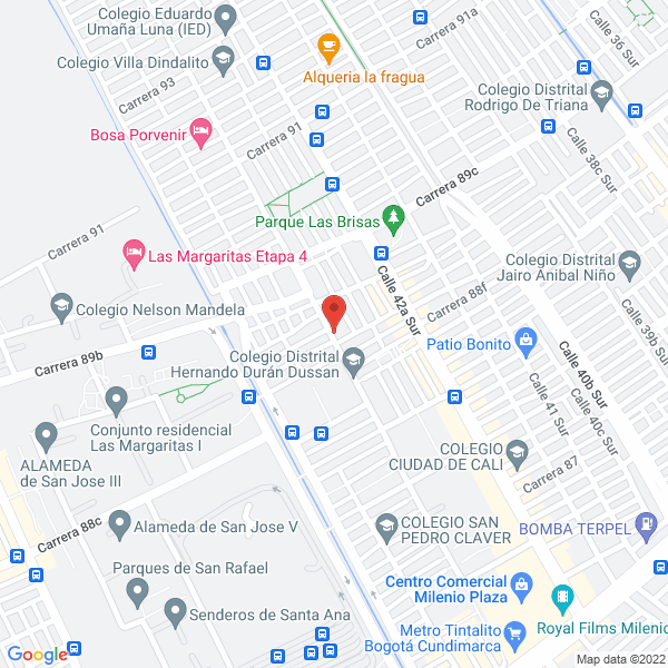 Mapa de Liceo Psicopedagógico Nueva Era
