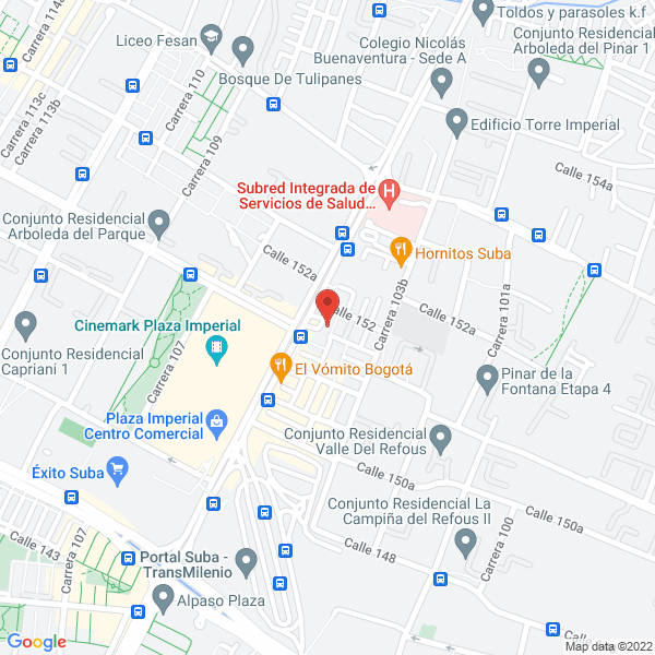 Mapa de Laboratorio Clinico Veterinario V E T S S.A.S.