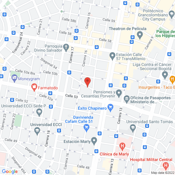 Mapa de Laboratorio Dental Ceramics & Vargas