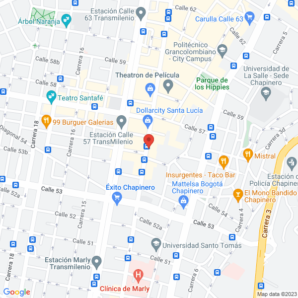 Mapa de Mb Casa Nacional Musical