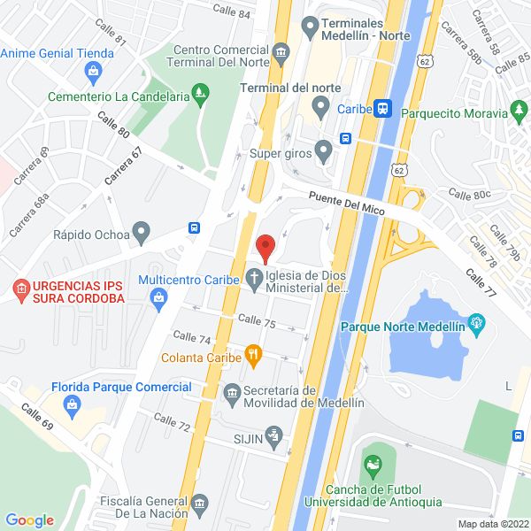 Mapa de Mebum S.A.S